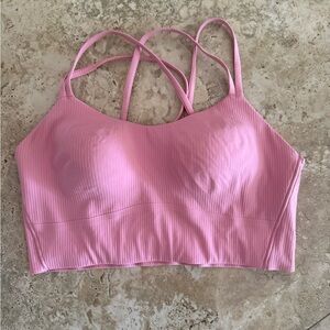Lululemon Like a Cloud Ribbed Longline Bra- size 10